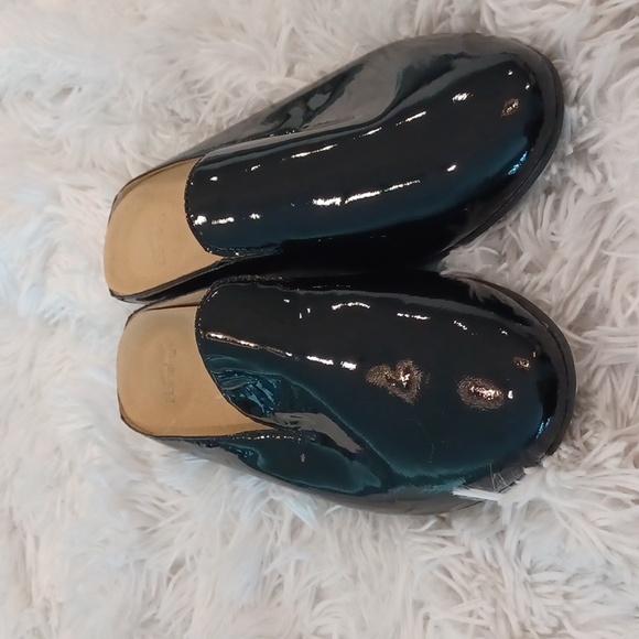 Dansko Lexie Black Patent Leather Mule Slip On Women's Size US 11.5-12 EU 42 NEW - Picture 4 of 16